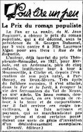 Le Matin,  26 mars 1941