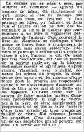 Le Matin,  29 mars 1936