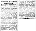 Le Mémorial de la Loire,  24 décembre 1926