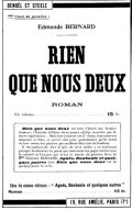Le Mercure de France,  1er avril 1931