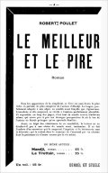 Le Mercure de France,  1er novembre 1932