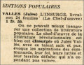 Micromégas, 10 novembre 1936