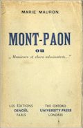 Couverture de la première édition française,   juin 1937