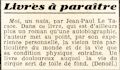 L'OEuvre,  1er novembre 1938