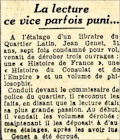 L'OEuvre,  5 décembre 1940