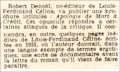 L'OEuvre,  6 juillet 1936