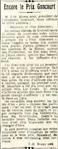 L'OEuvre,  9 décembre 1932