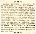 L'OEuvre,  20 juin 1941