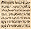 Paris-Soir,  11 janvier 1932