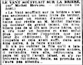 La Petite Gironde,  30 août 1939