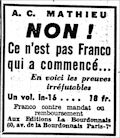 Le Petit Journal,  7 avril 1939