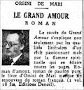Le Petit Journal,  7 juin 1939