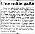 Le Petit Parisien,  17 août 1936