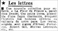 Le Petit Parisien,  28 mars 1942
