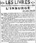 Le Populaire,  3 novembre 1936