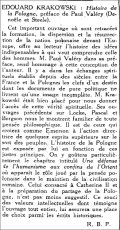 La Presse,  28 janvier 1935