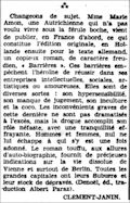 Le Progrès de la Côte-d'Or [Dijon],  6 août 1939