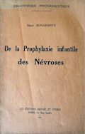 Couverture du tiré à part de la Revue Française de Psychanalyse