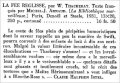 La Quinzaine critique des livres et des revues, 10 décembre 1931