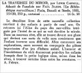 La Quinzaine critique des livres et des revues,  10 décembre 1931