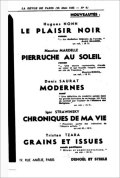 La Revue de Paris,  15 mars 1935