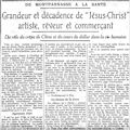 Le Siècle,  28 décembre 1926
