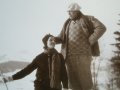 Avec Pierre Frondaie aux sports d'hiver,  1928  (Archives d'Arcachon)