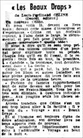 L'Union Française,  30 mars 1941